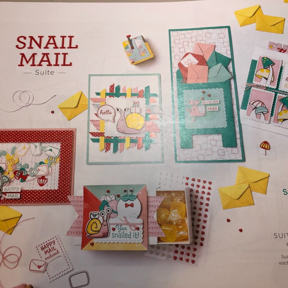 NWOT Stampin Up - Snail Mail Suite Items